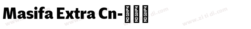 Masifa Extra Cn字体转换